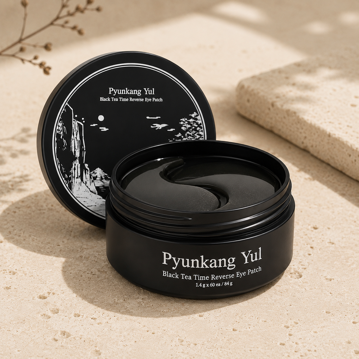Pyunkang Yul - Black Tea Time Reverse Eye Patch, 60 patch