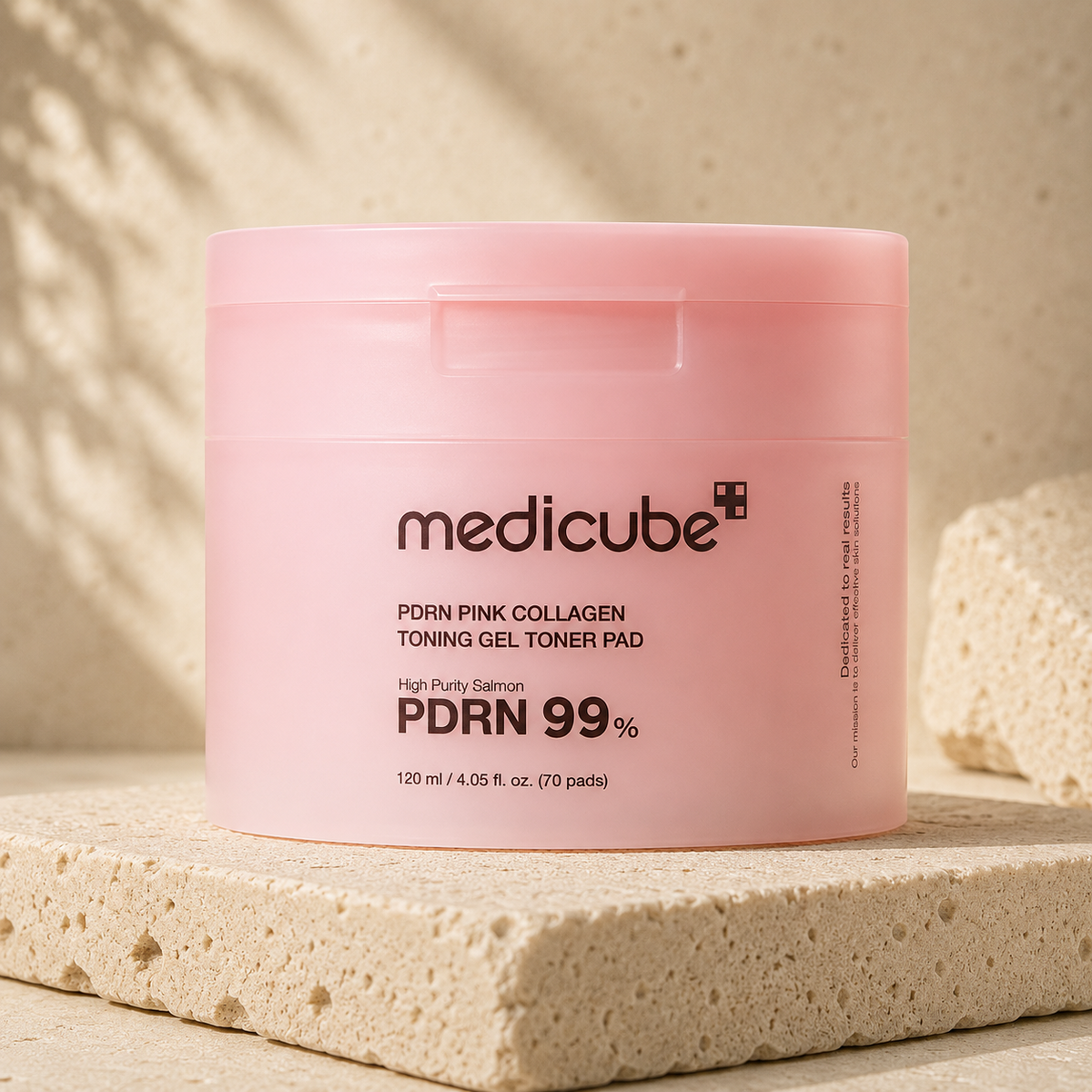 Medicube - PDRN Pink Collagen Toning Gel Toner Pad, 70 dischetti / 120 ml