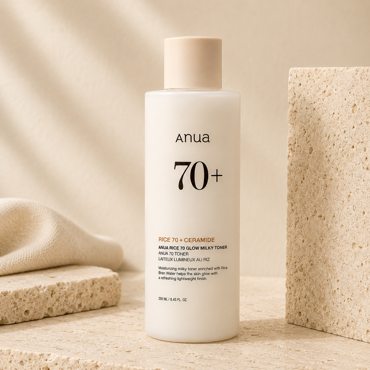 Anua - Rice 70 Glow Milky Toner, 250 ml