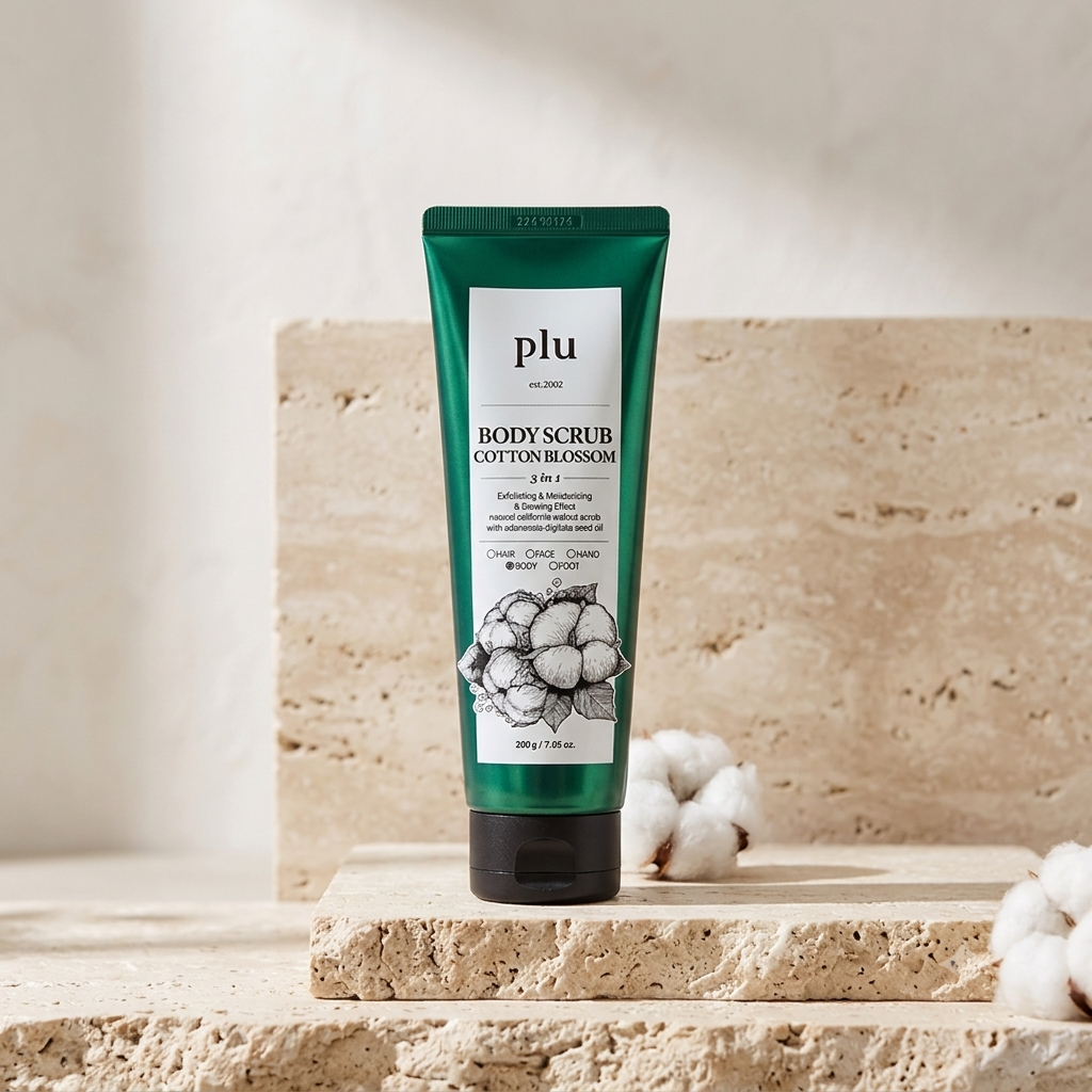 PLU - Original Body Scrub Cotton Blossom, 200 g